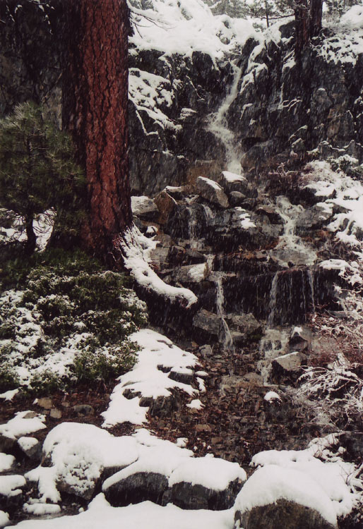 SnowyWaterfall